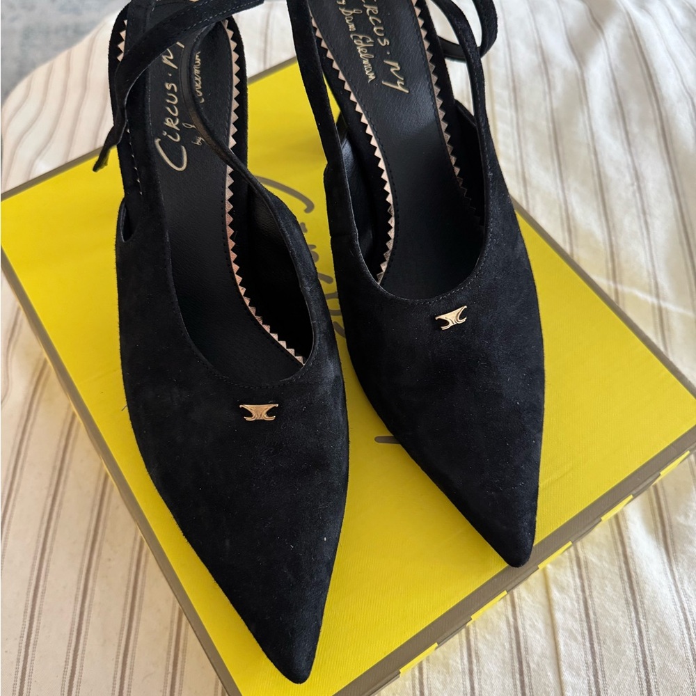 Circus by Sam Edelman Black Suede Heels